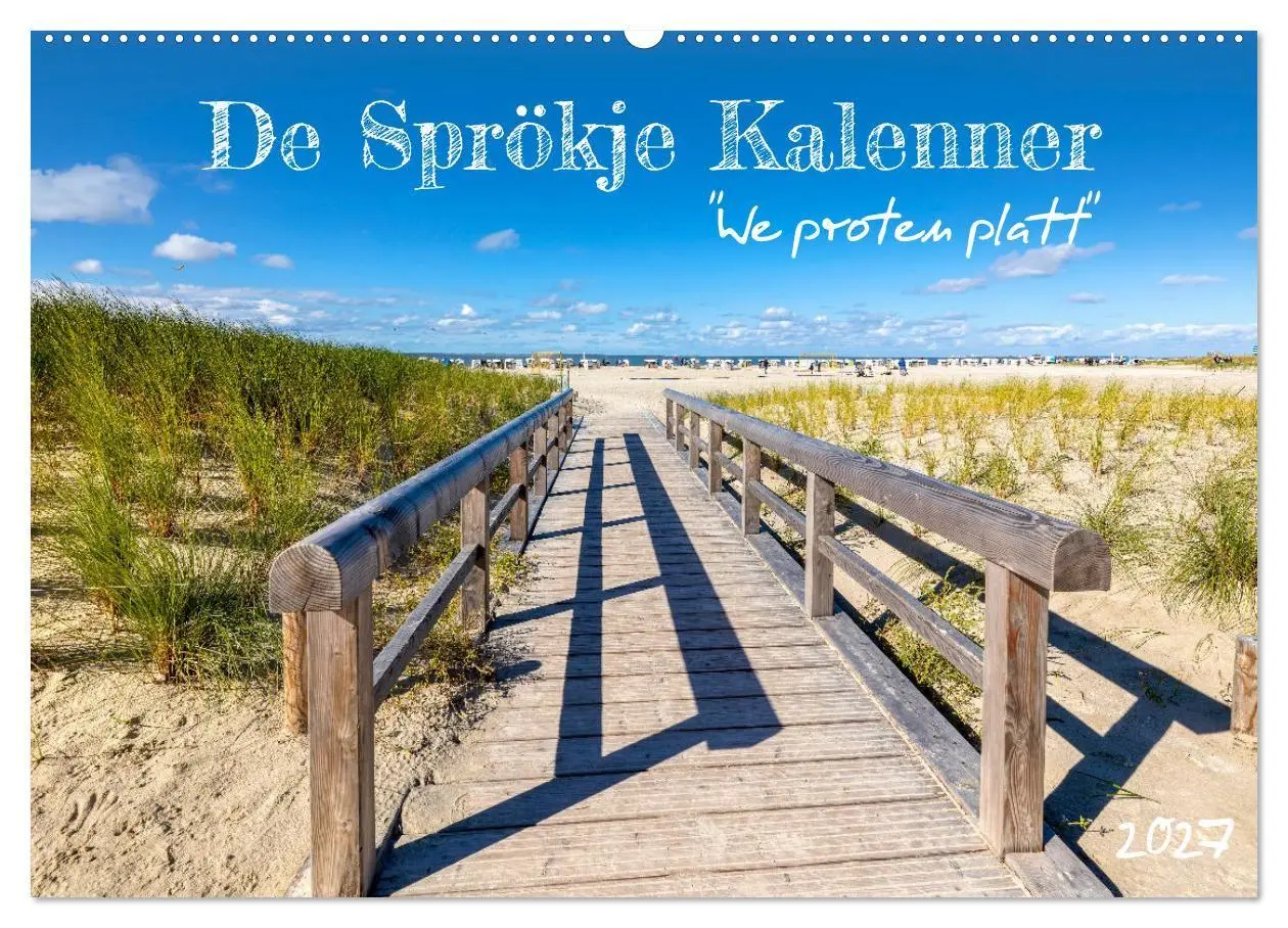 Cover: 9783569337107 | De Sprökje Kalenner "We proten platt" (Wandkalender 2027 DIN A2...