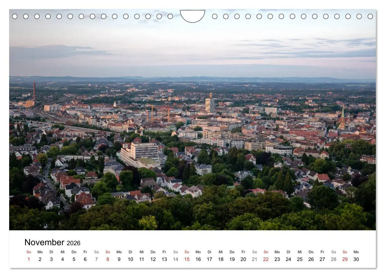 Bild: 9783457907207 | BIELEFELD aus der Vogelperspektive (Wandkalender 2026 DIN A4 quer),...