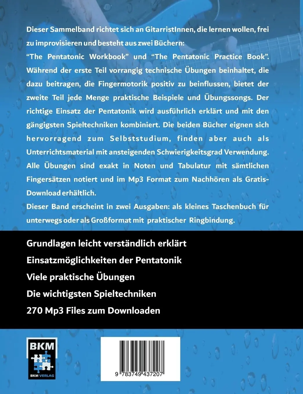 Rückseite: 9783749437207 | Pentatonik für E-Gitarre | Bernd Kofler | Taschenbuch | 320 S. | 2019