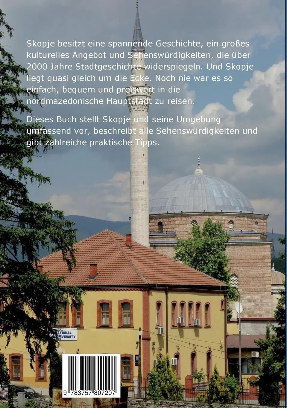 Rückseite: 9783757807207 | Skopje | Entdecke die Hauptstadt Nordmazedoniens | Thomas W. Schneider
