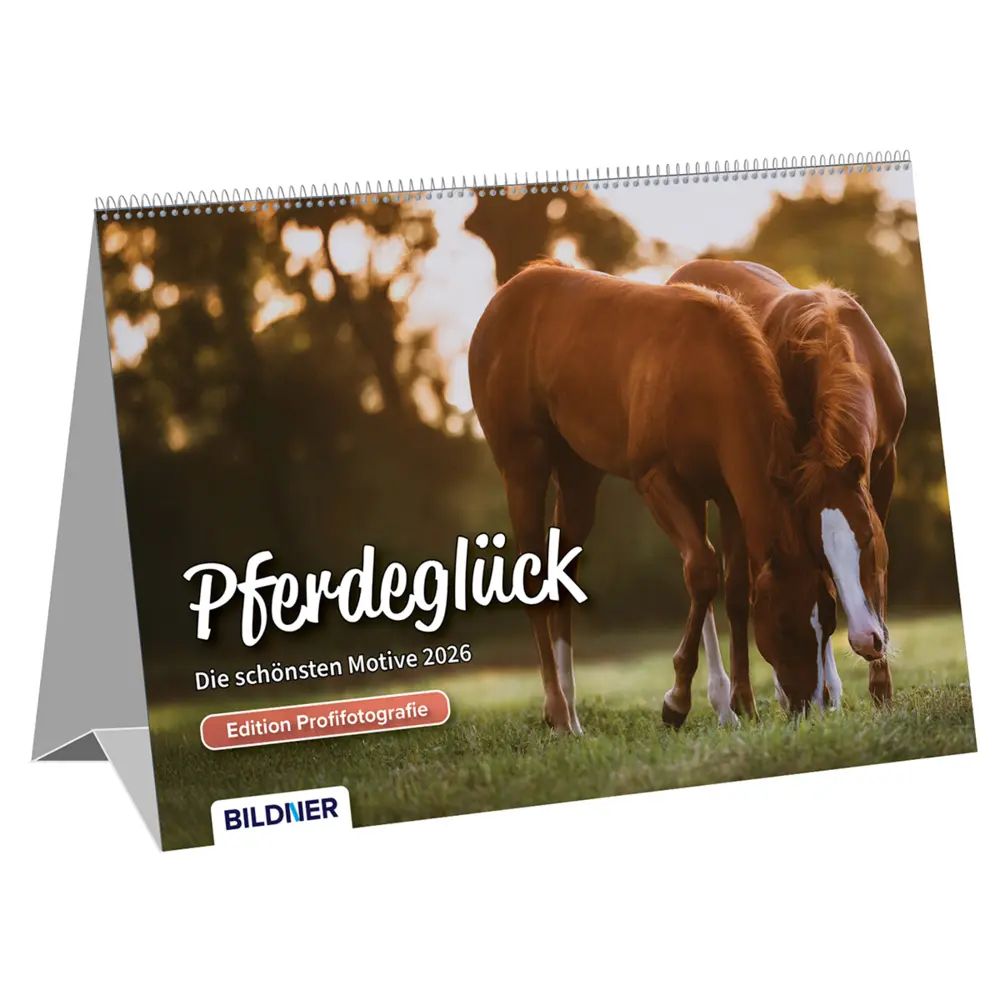 Cover: 9783832807207 | Pferde Kalender 2026 Pferdeglück! Die schönsten Pferdemotive und...