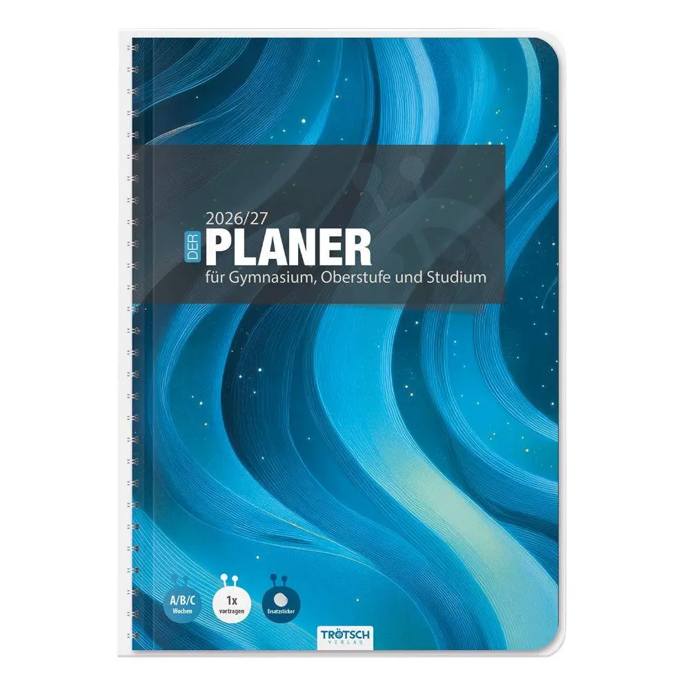 Cover: 9783988027207 | TRÖTSCH - Gymnasialplaner Blue 26/27 | Trötsch Verlag GmbH &amp; Co. KG