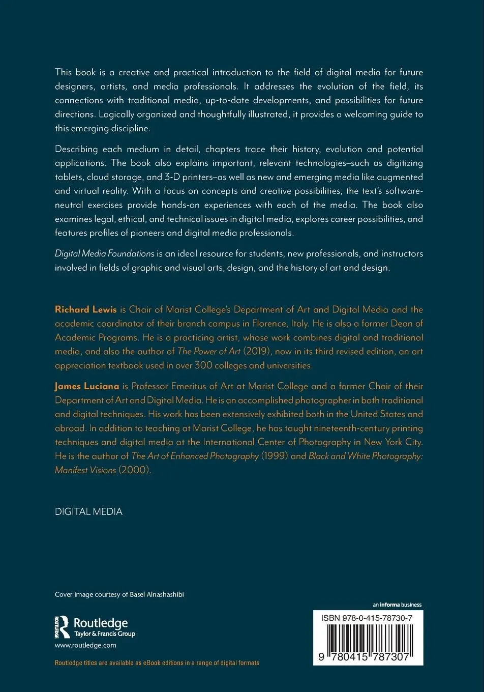 Rückseite: 9780415787307 | Digital Media Foundations | An Introduction for Artists and Designers