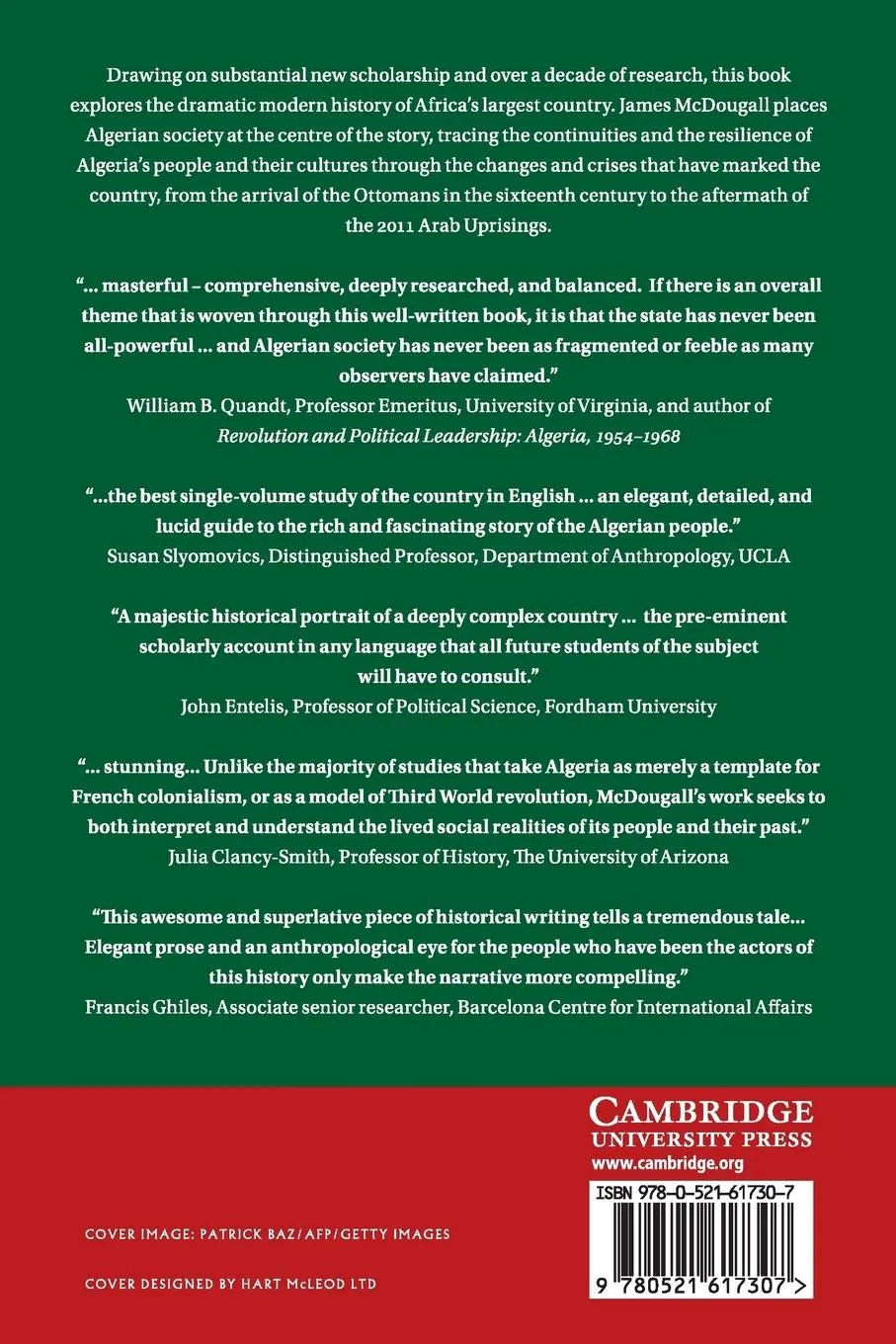 Rückseite: 9780521617307 | A History of Algeria | James Mcdougall | Taschenbuch | Englisch | 2017