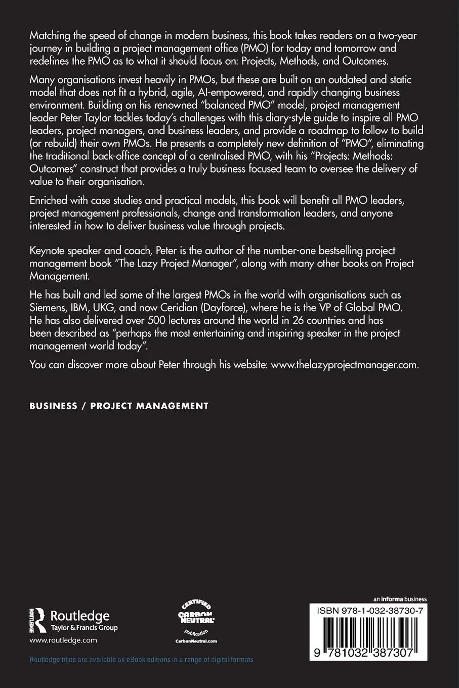 Rückseite: 9781032387307 | Projects | Peter Taylor | Taschenbuch | Einband - flex.(Paperback)