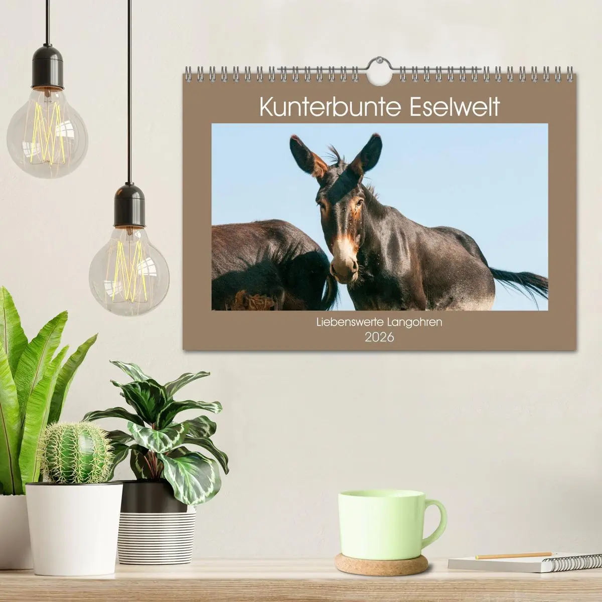 Bild: 9783457757307 | Kunterbunte Eselwelt - Liebenswerte Langohren (Wandkalender 2026...