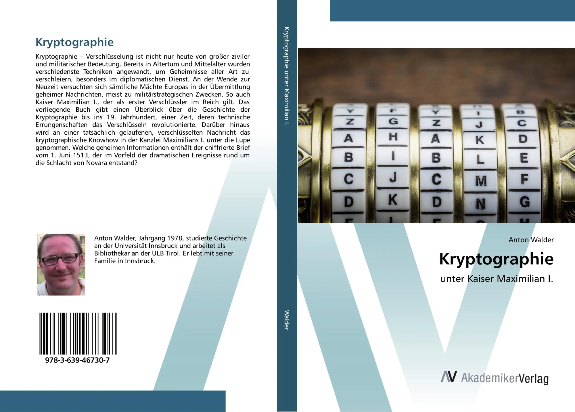 Cover: 9783639467307 | Kryptographie | unter Kaiser Maximilian I. | Anton Walder | Buch