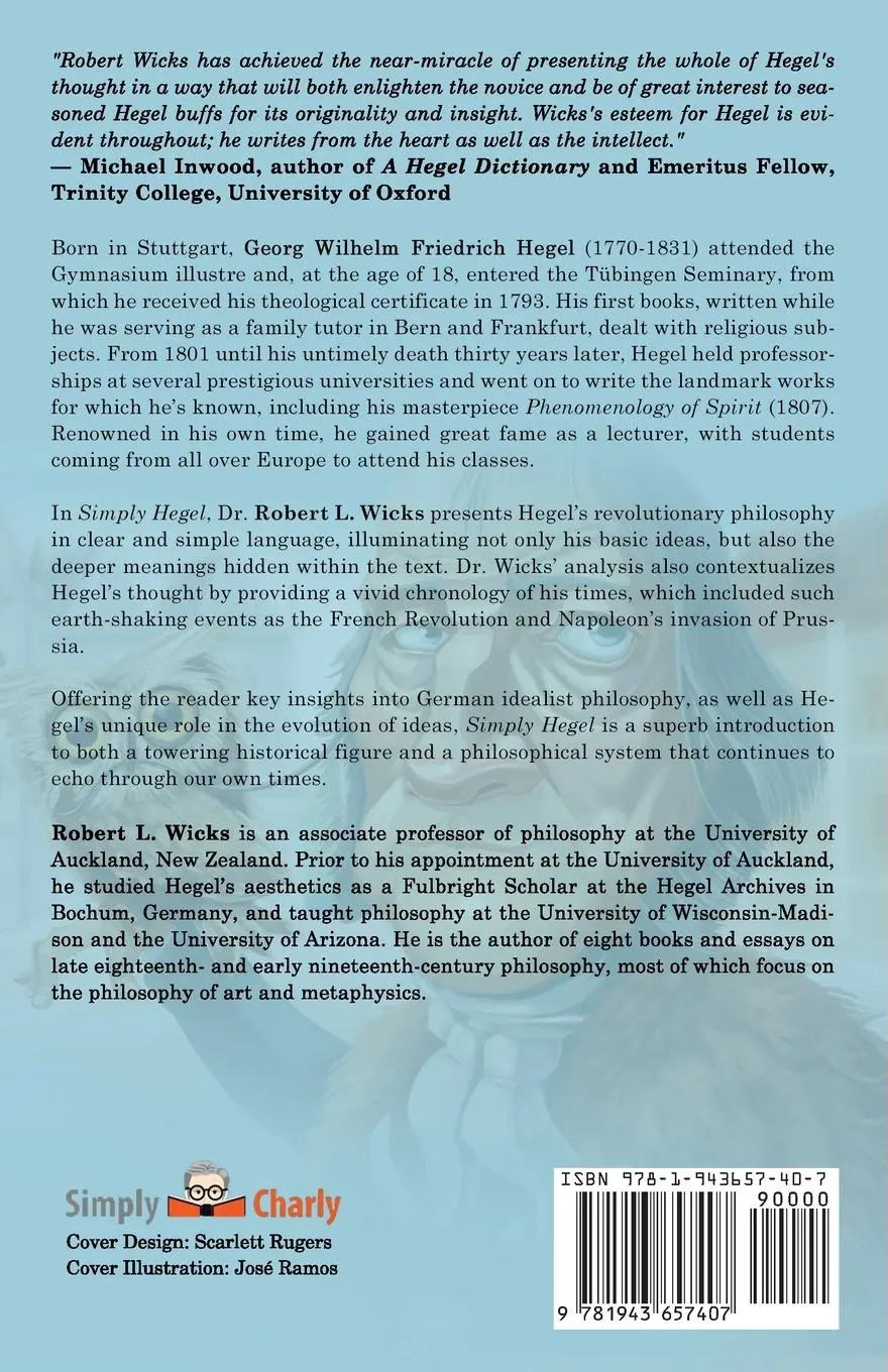 Rückseite: 9781943657407 | Simply Hegel | Robert L Wicks | Taschenbuch | Englisch | 2020
