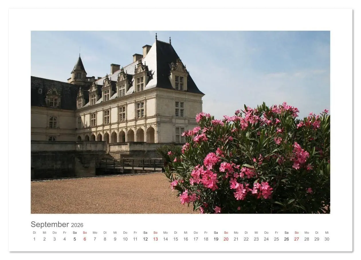 Bild: 9783516147407 | Unterwegs an der Loire (Wandkalender 2026 DIN A4 quer), CALVENDO...
