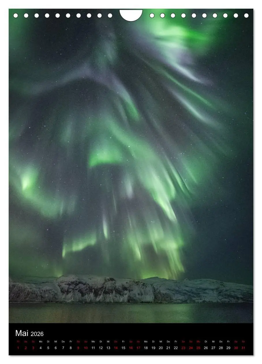 Bild: 9783516387407 | Nordlichtnächte (Wandkalender 2026 DIN A4 hoch), CALVENDO...