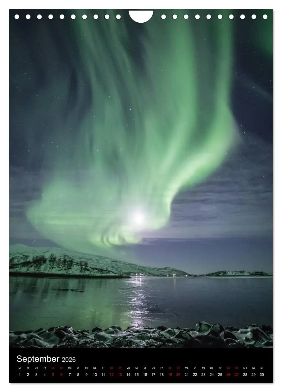 Bild: 9783516387407 | Nordlichtnächte (Wandkalender 2026 DIN A4 hoch), CALVENDO...