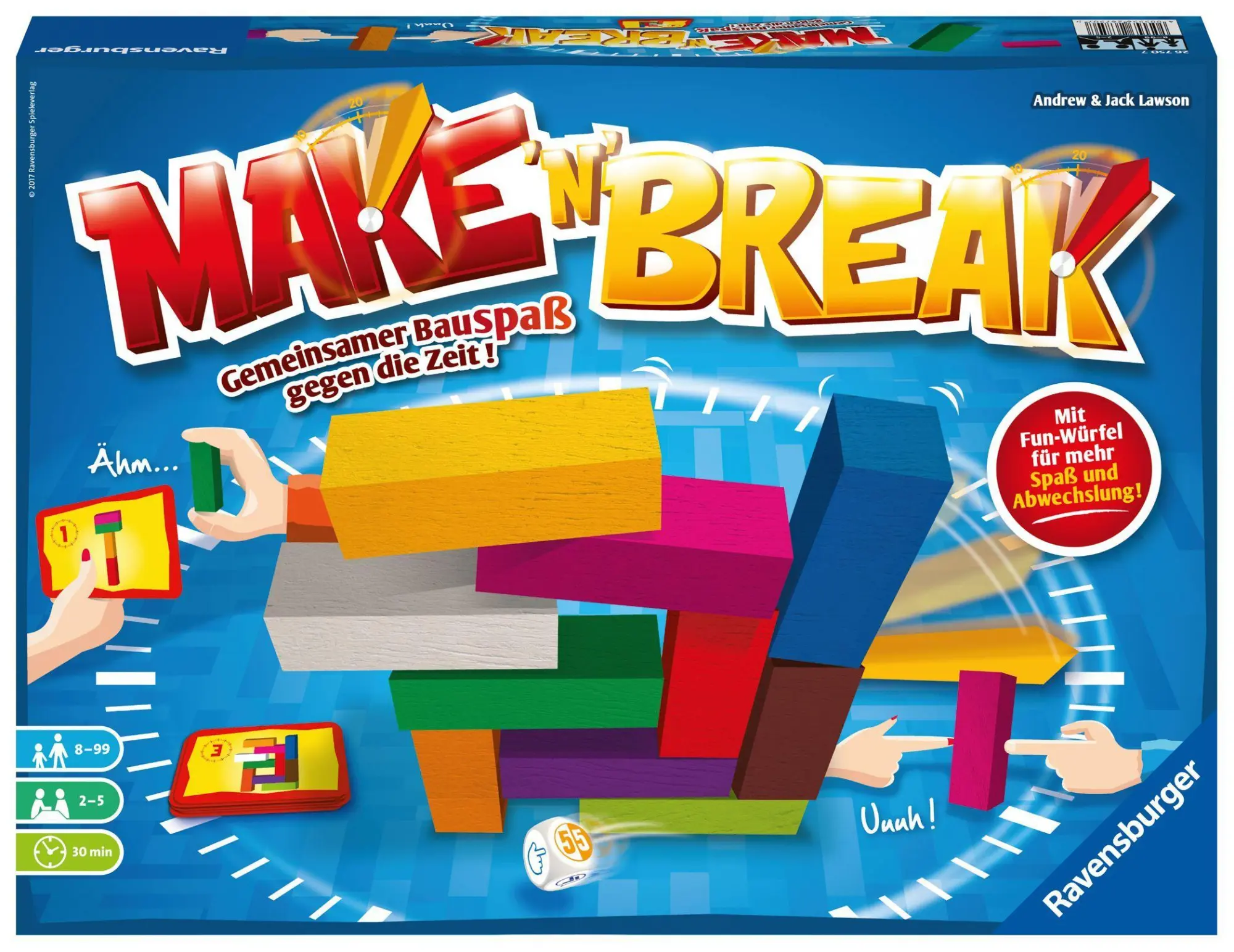Cover: 4005556267507 | Make 'n' Break | Gemeinsamer Bauspaß gegen die Zeit! | Lawson | Spiel