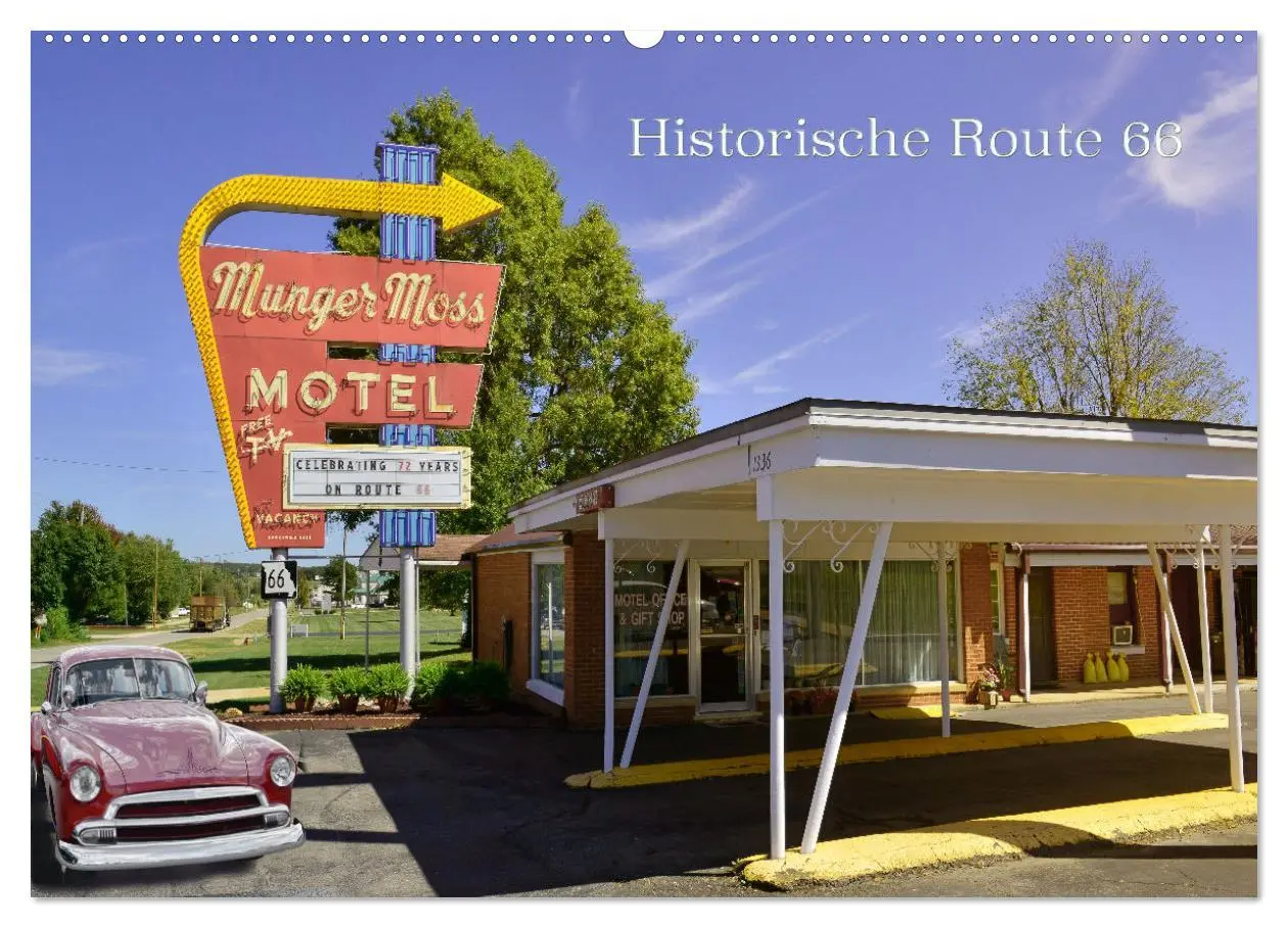 Cover: 9783457357507 | Historic Route 66 - National Scenic Byway (Wandkalender 2026 DIN A2...