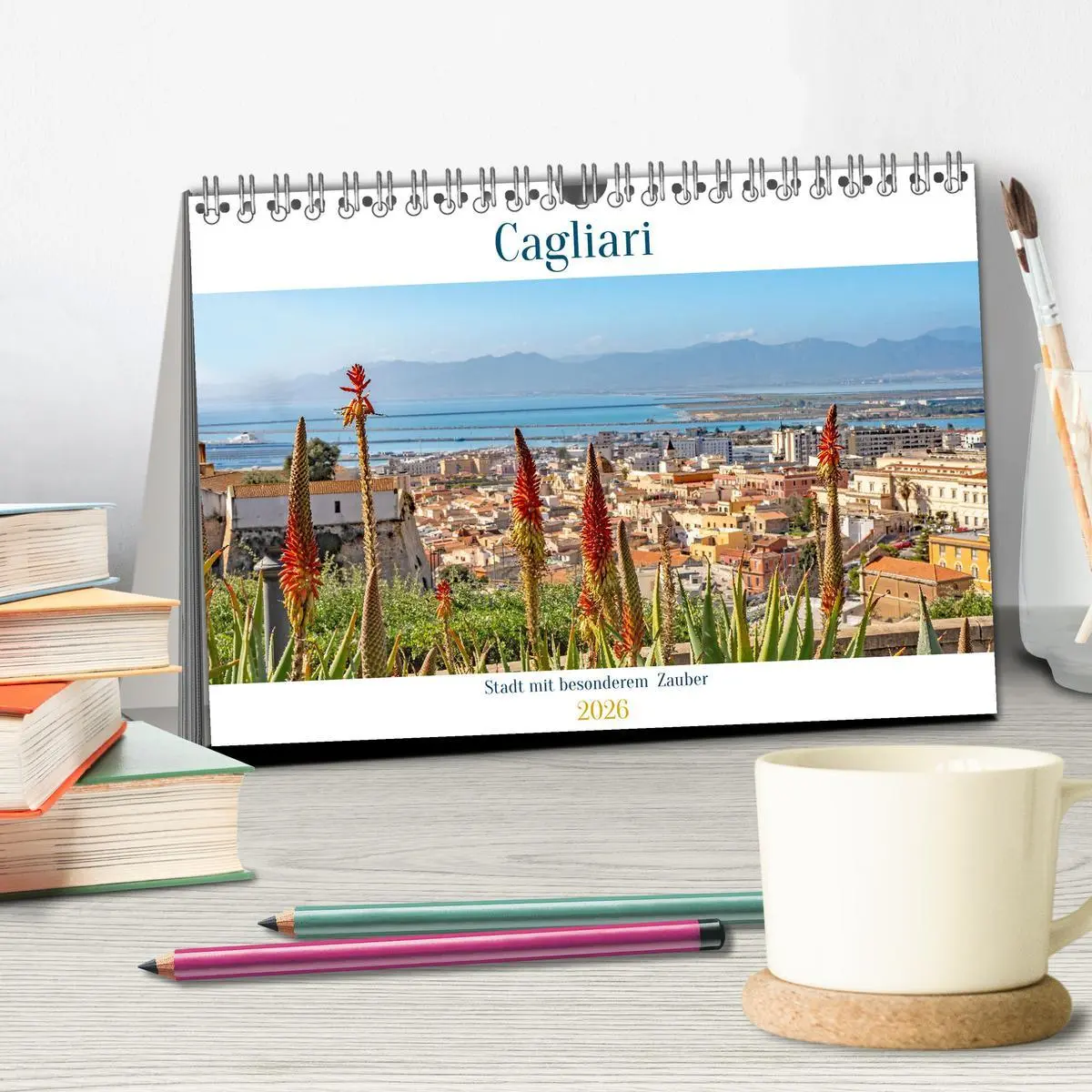 Bild: 9783457427507 | Cagliari - Stadt mit besonderem Zauber (Tischkalender 2026 DIN A5...