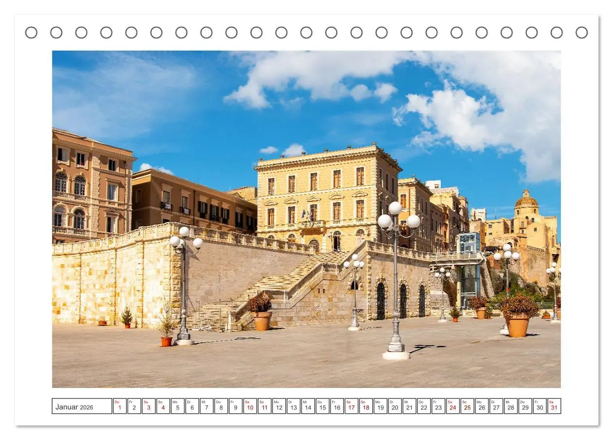 Bild: 9783457427507 | Cagliari - Stadt mit besonderem Zauber (Tischkalender 2026 DIN A5...