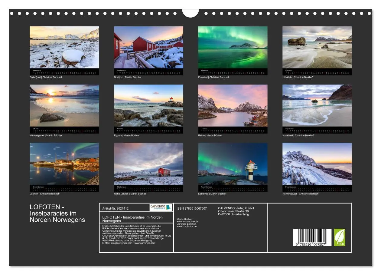 Bild: 9783516067507 | LOFOTEN - Inselparadies im Norden Norwegens (Wandkalender 2026 DIN...