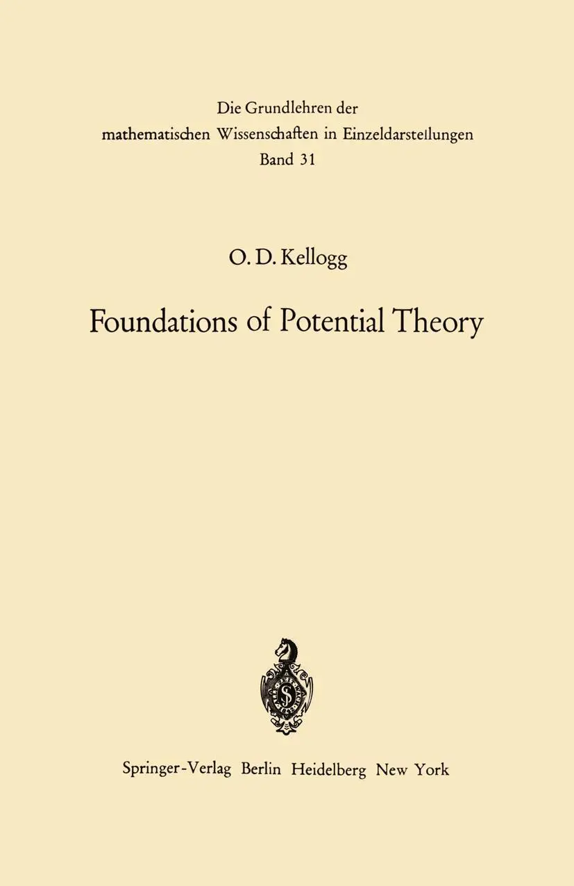 Cover: 9783642867507 | Foundations of Potential Theory | Oliver Dimon Kellogg | Taschenbuch