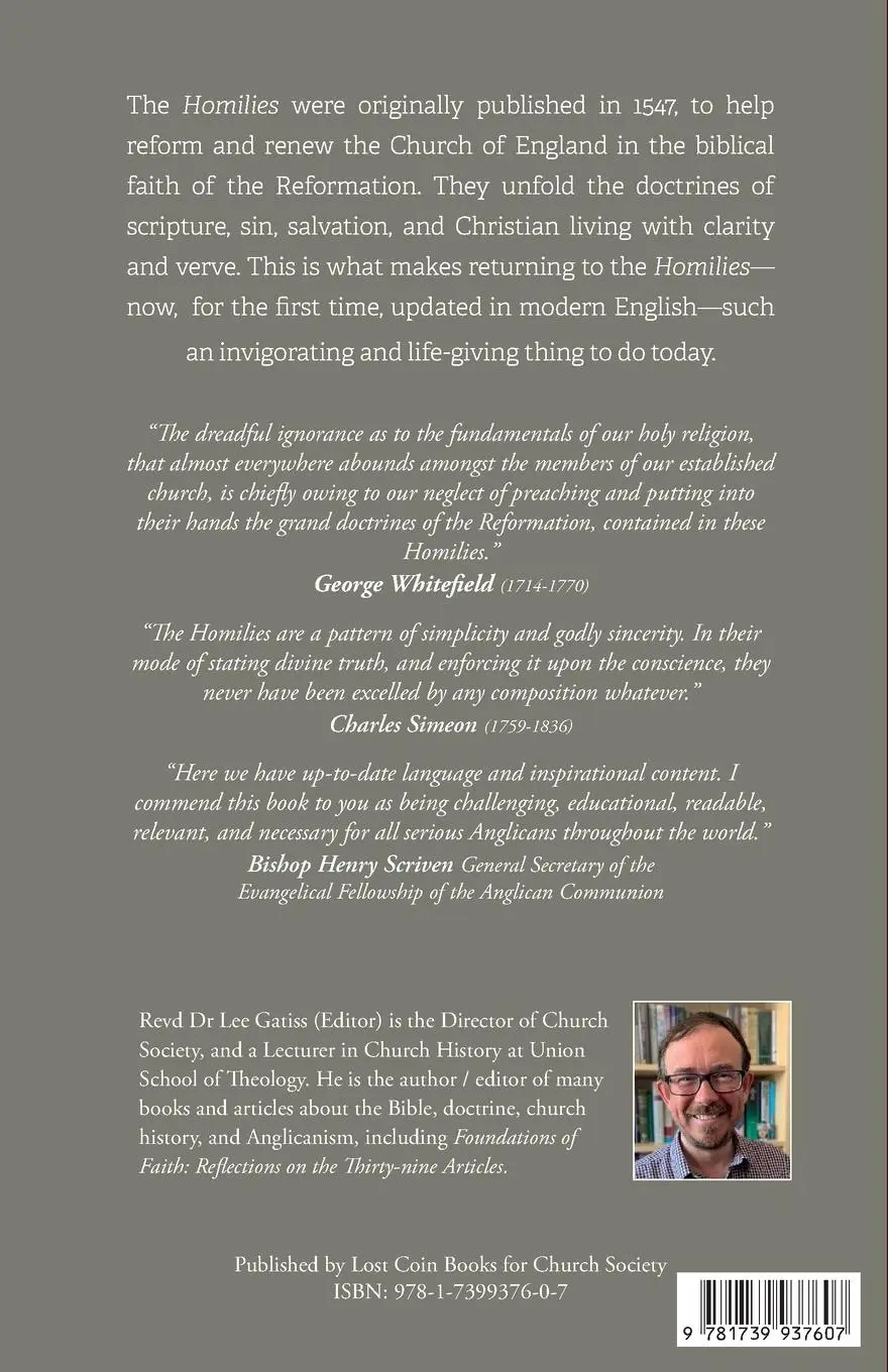 Rückseite: 9781739937607 | The First Book of Homilies | Lee Gatiss | Taschenbuch | Englisch