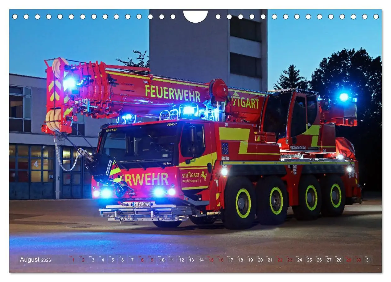 Bild: 9783457587607 | Einsatzfahrzeuge der Feuerwehr Stuttgart (Wandkalender 2026 DIN A4...