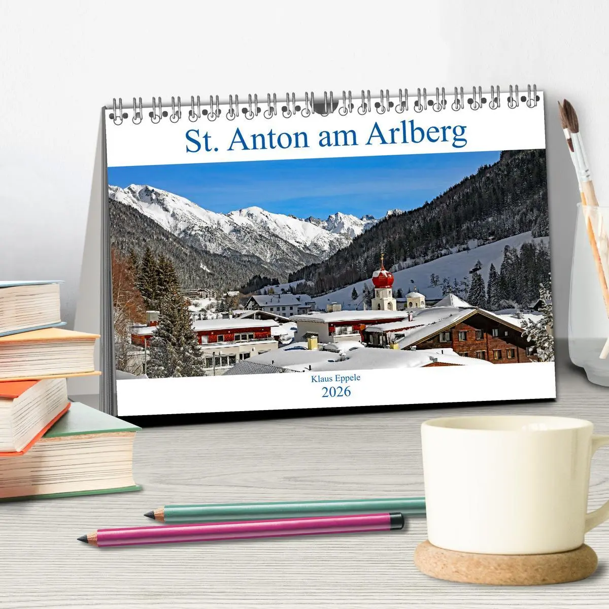 Bild: 9783457727607 | St. Anton am Arlberg (Tischkalender 2026 DIN A5 quer), CALVENDO...