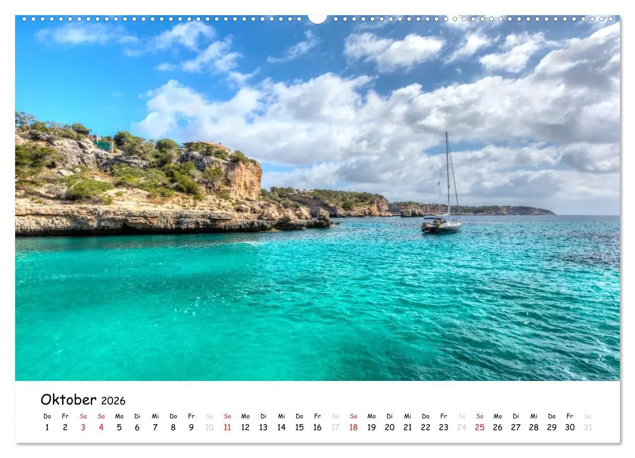 Bild: 9783516057607 | Wildes und romantisches Mallorca (hochwertiger Premium Wandkalender...