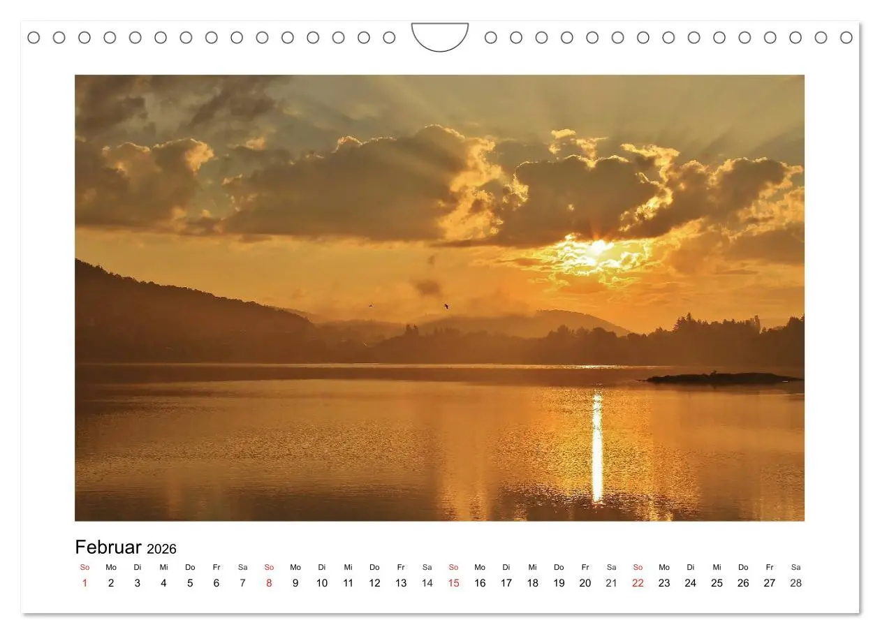 Bild: 9783516127607 | Morgens am Edersee (Wandkalender 2026 DIN A4 quer), CALVENDO...
