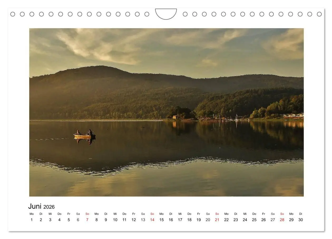 Bild: 9783516127607 | Morgens am Edersee (Wandkalender 2026 DIN A4 quer), CALVENDO...