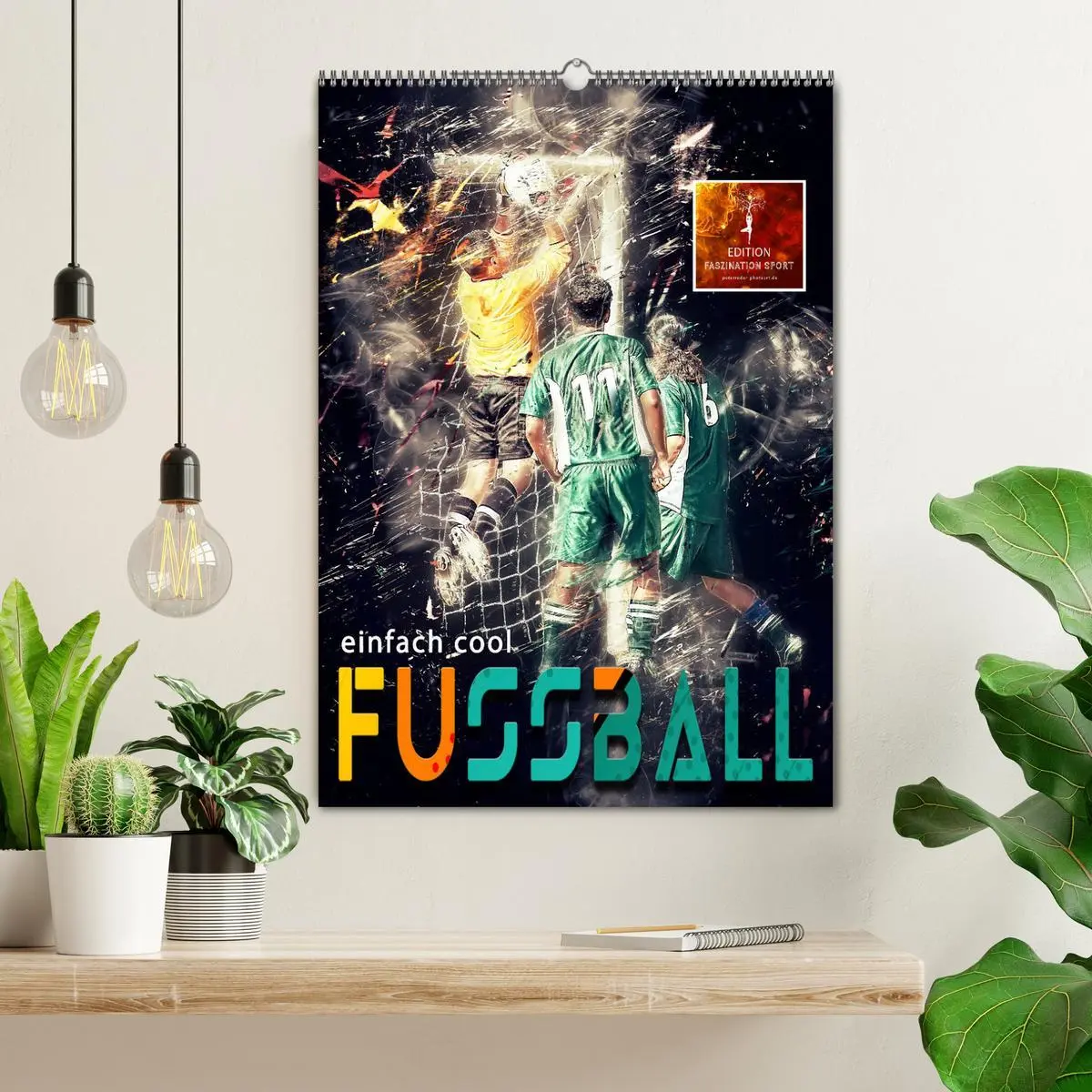 Bild: 9783516367607 | Fussball - einfach cool (Wandkalender 2026 DIN A2 hoch), CALVENDO...