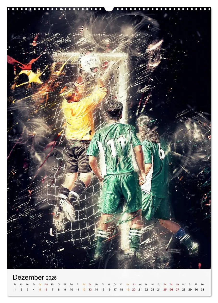 Bild: 9783516367607 | Fussball - einfach cool (Wandkalender 2026 DIN A2 hoch), CALVENDO...