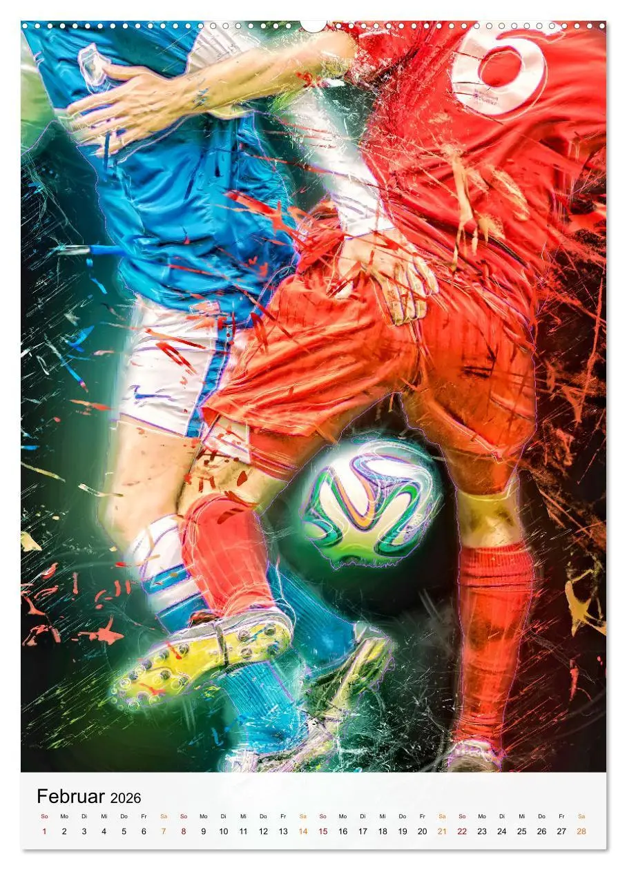Bild: 9783516367607 | Fussball - einfach cool (Wandkalender 2026 DIN A2 hoch), CALVENDO...