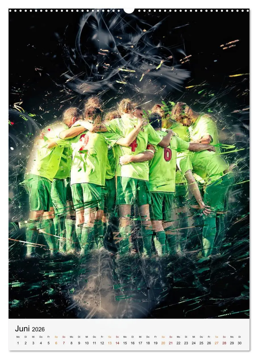 Bild: 9783516367607 | Fussball - einfach cool (Wandkalender 2026 DIN A2 hoch), CALVENDO...