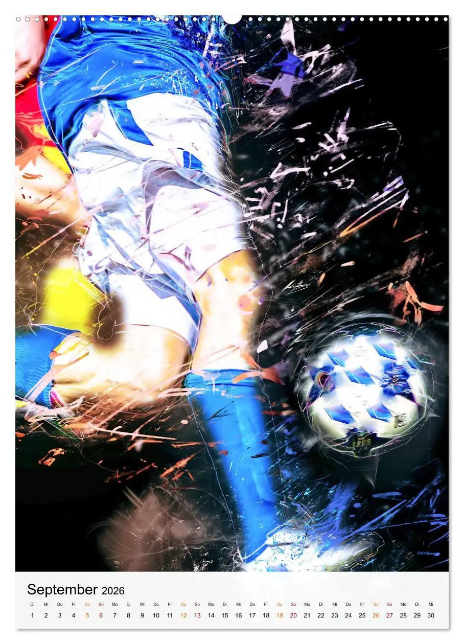Bild: 9783516367607 | Fussball - einfach cool (Wandkalender 2026 DIN A2 hoch), CALVENDO...