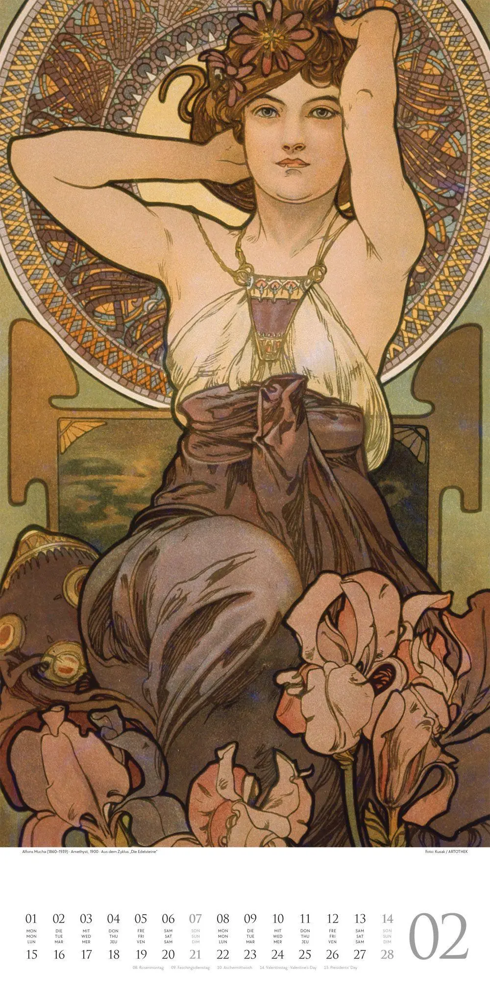 Bild: 9783838427607 | Alfons Mucha Kalender 2027 | Alfons Mucha (u. a.) | Kalender | 14 S.