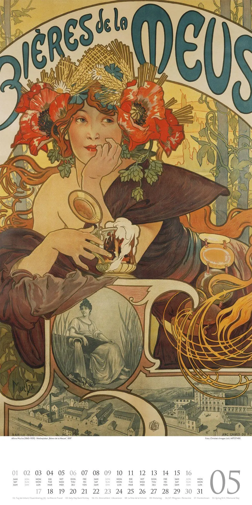 Bild: 9783838427607 | Alfons Mucha Kalender 2027 | Alfons Mucha (u. a.) | Kalender | 14 S.