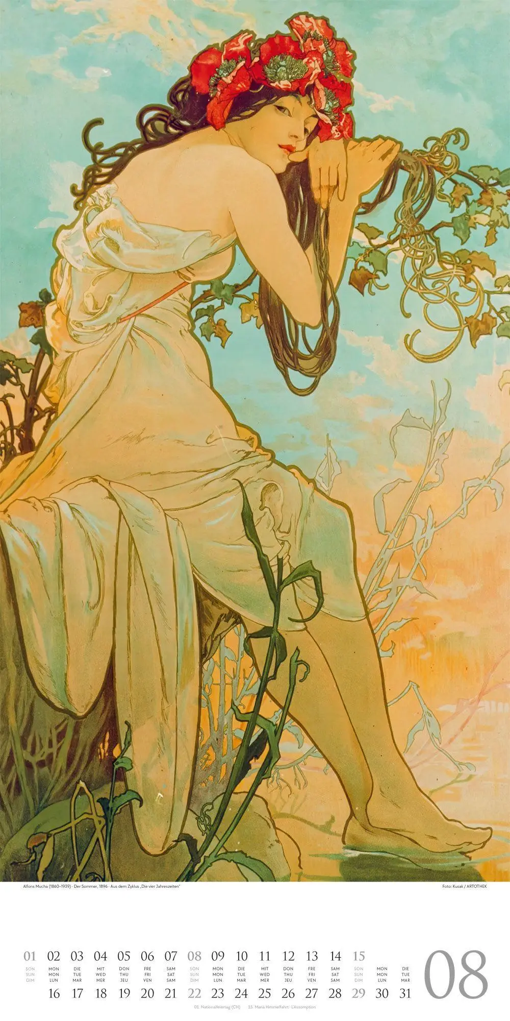Bild: 9783838427607 | Alfons Mucha Kalender 2027 | Alfons Mucha (u. a.) | Kalender | 14 S.