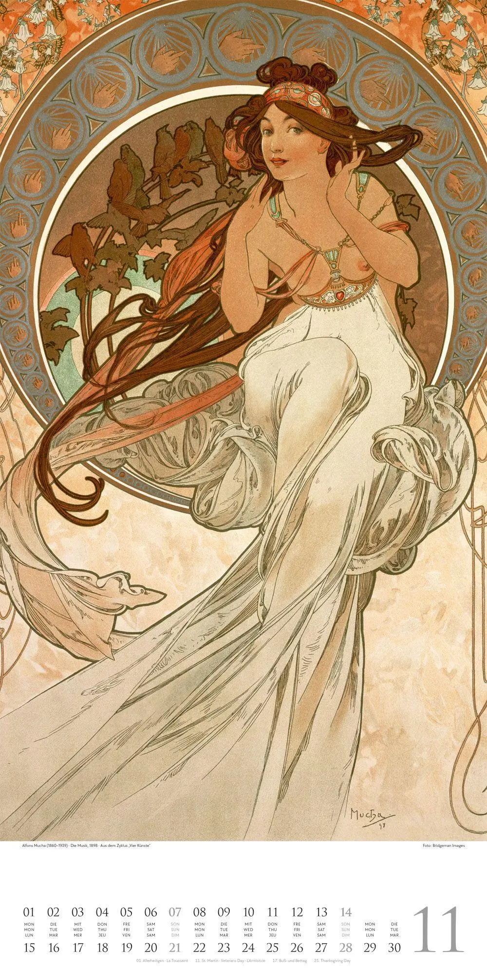 Bild: 9783838427607 | Alfons Mucha Kalender 2027 | Alfons Mucha (u. a.) | Kalender | 14 S.