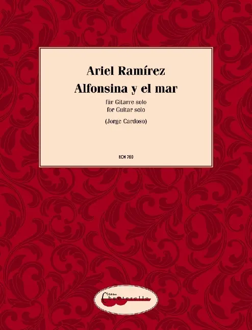 Cover: 9790204707607 | Alfonsina Y El Mar | arrangiert für Gitarre solo. Gitarre. | Buch