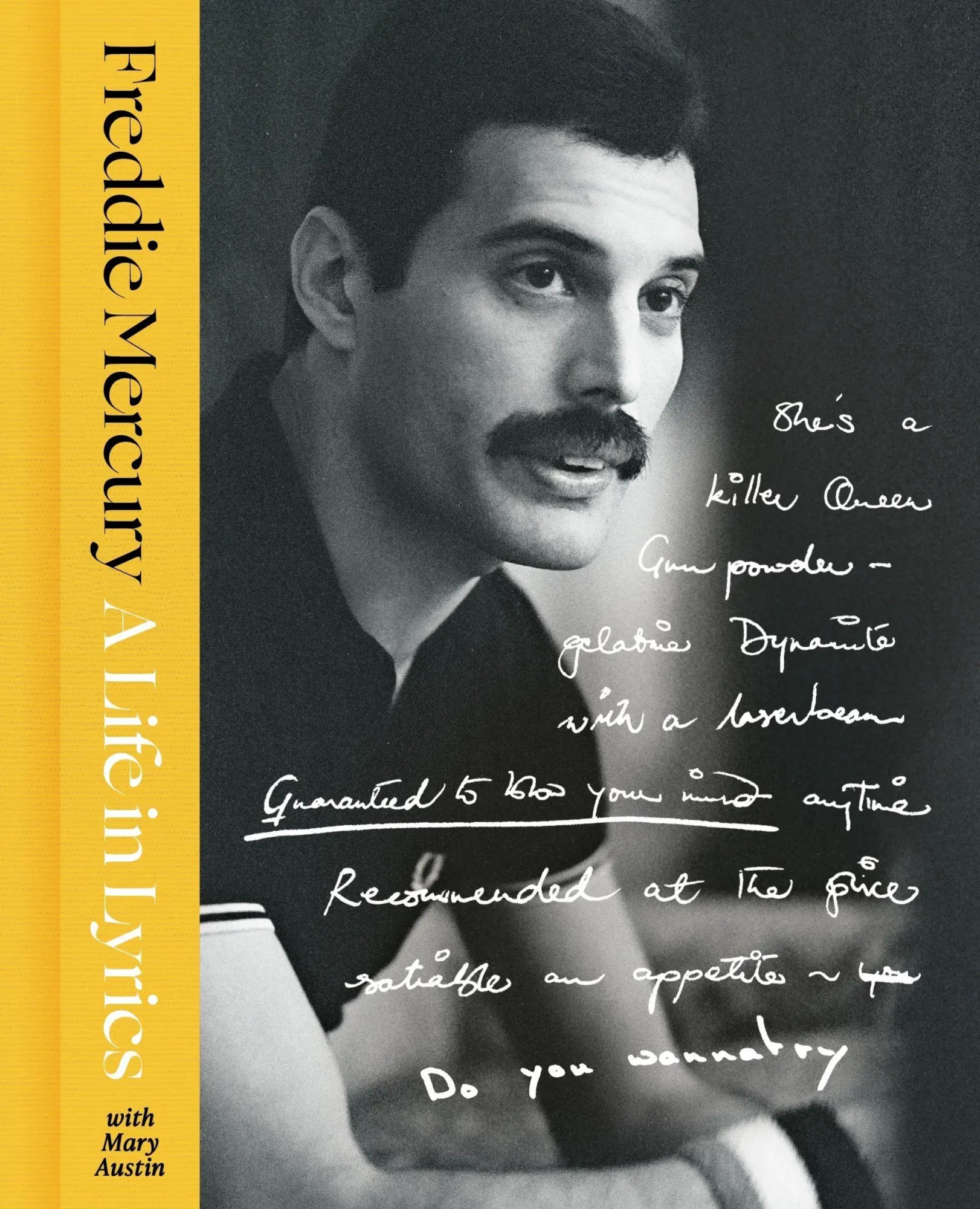 Cover: 9780063447707 | A Life in Lyrics | The Official Creative Legacy of Freddie Mercury