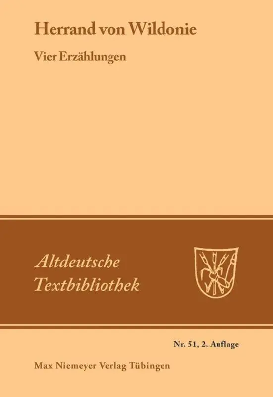 Cover: 9783111277707 | [Set Vier Erzählungen] | Herrand Von Wildonie | Taschenbuch | Deutsch