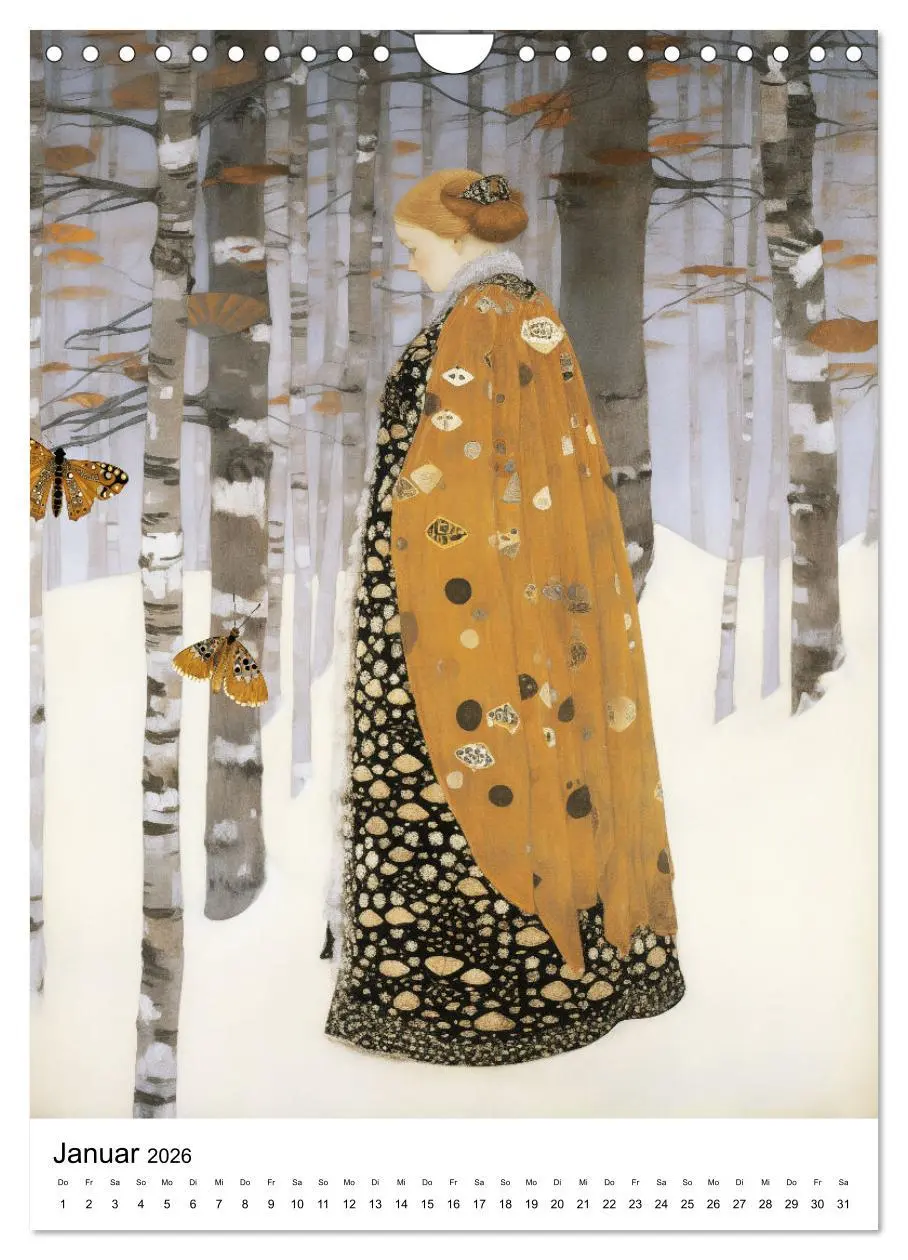 Bild: 9783516287707 | Künstliche Impressionen. Ein Jahr in Klimts Natur. (Wandkalender...
