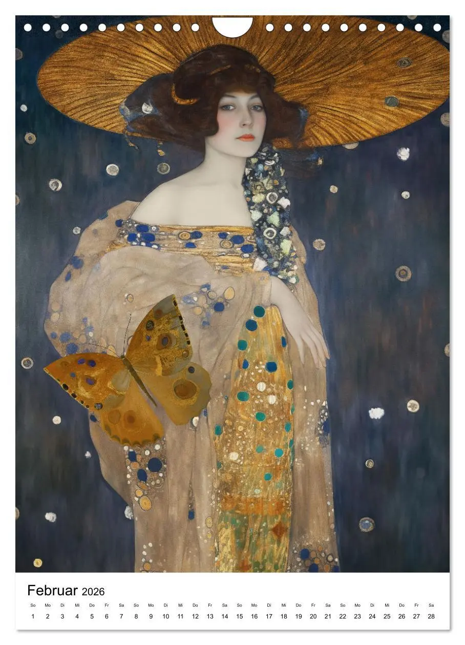 Bild: 9783516287707 | Künstliche Impressionen. Ein Jahr in Klimts Natur. (Wandkalender...