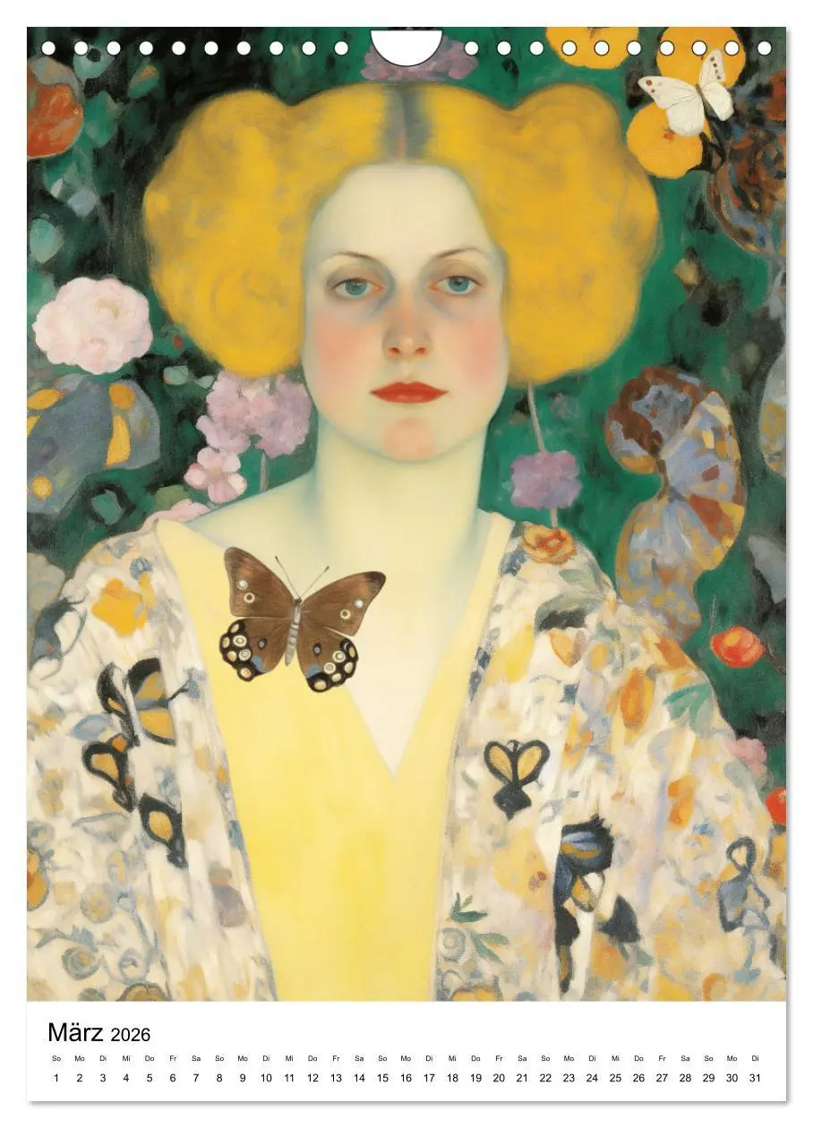 Bild: 9783516287707 | Künstliche Impressionen. Ein Jahr in Klimts Natur. (Wandkalender...