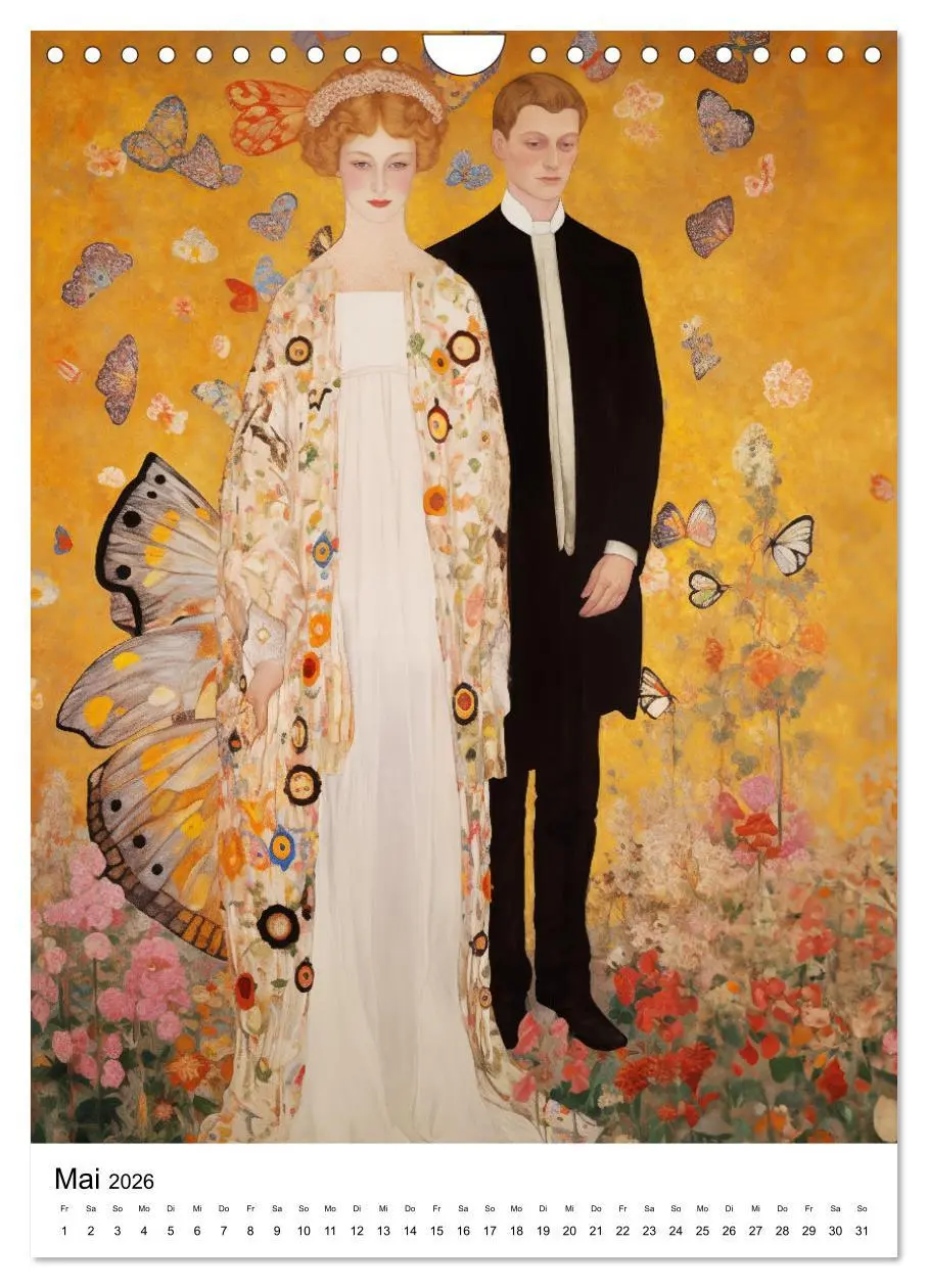 Bild: 9783516287707 | Künstliche Impressionen. Ein Jahr in Klimts Natur. (Wandkalender...