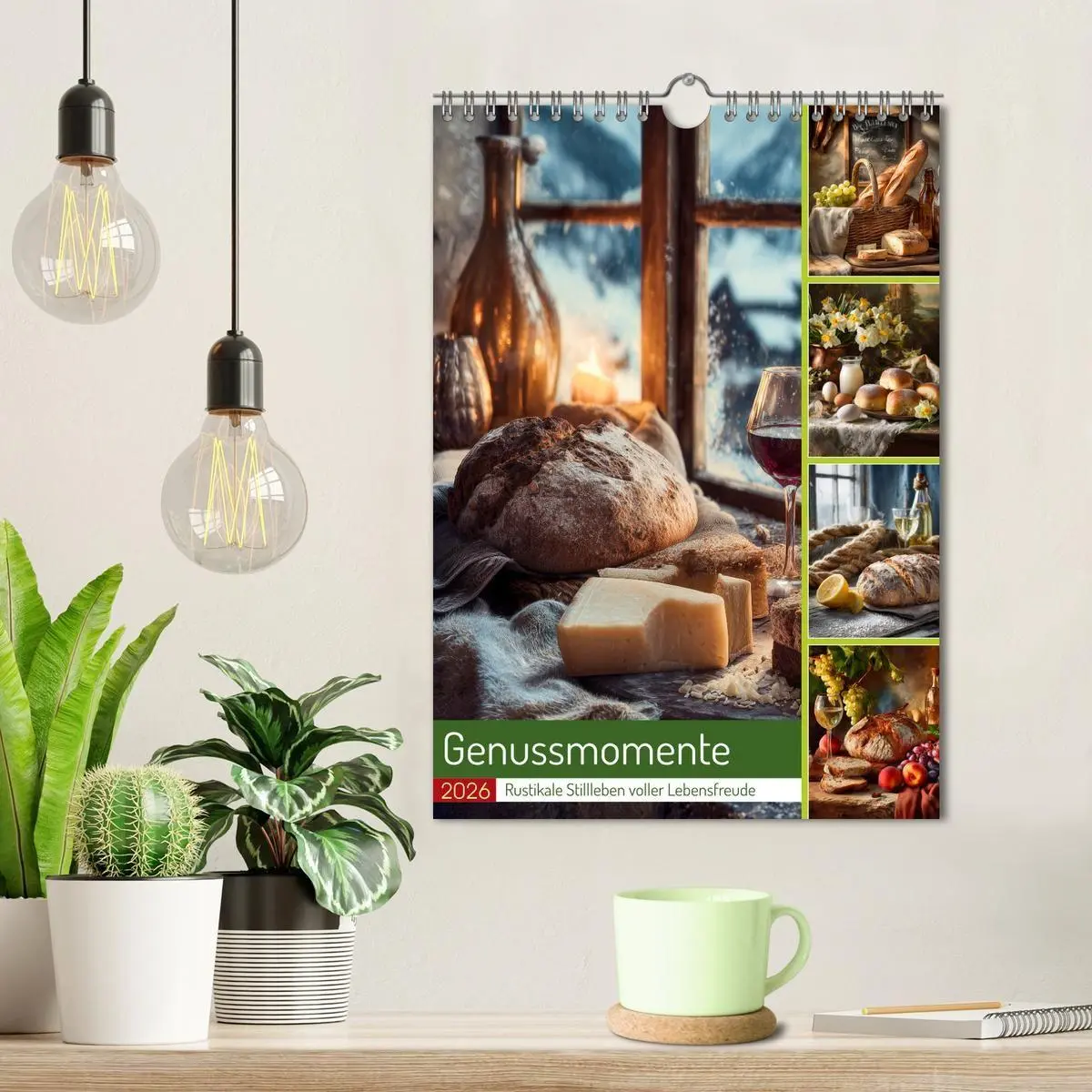 Bild: 9783516737707 | Genussmomente (Wandkalender 2026 DIN A4 hoch), CALVENDO Monatskalender