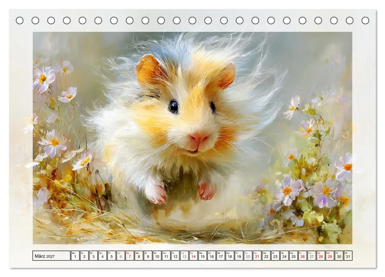 Bild: 9783516807707 | Meerschweinchen. Bezauberndes Gartenglück (Tischkalender 2027 DIN...
