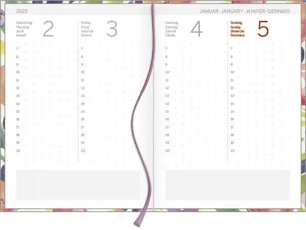 Bild: 9783731877707 | Lady-Timer Flora 2025 | Korsch Verlag | Kalender | Deutsch | 2025