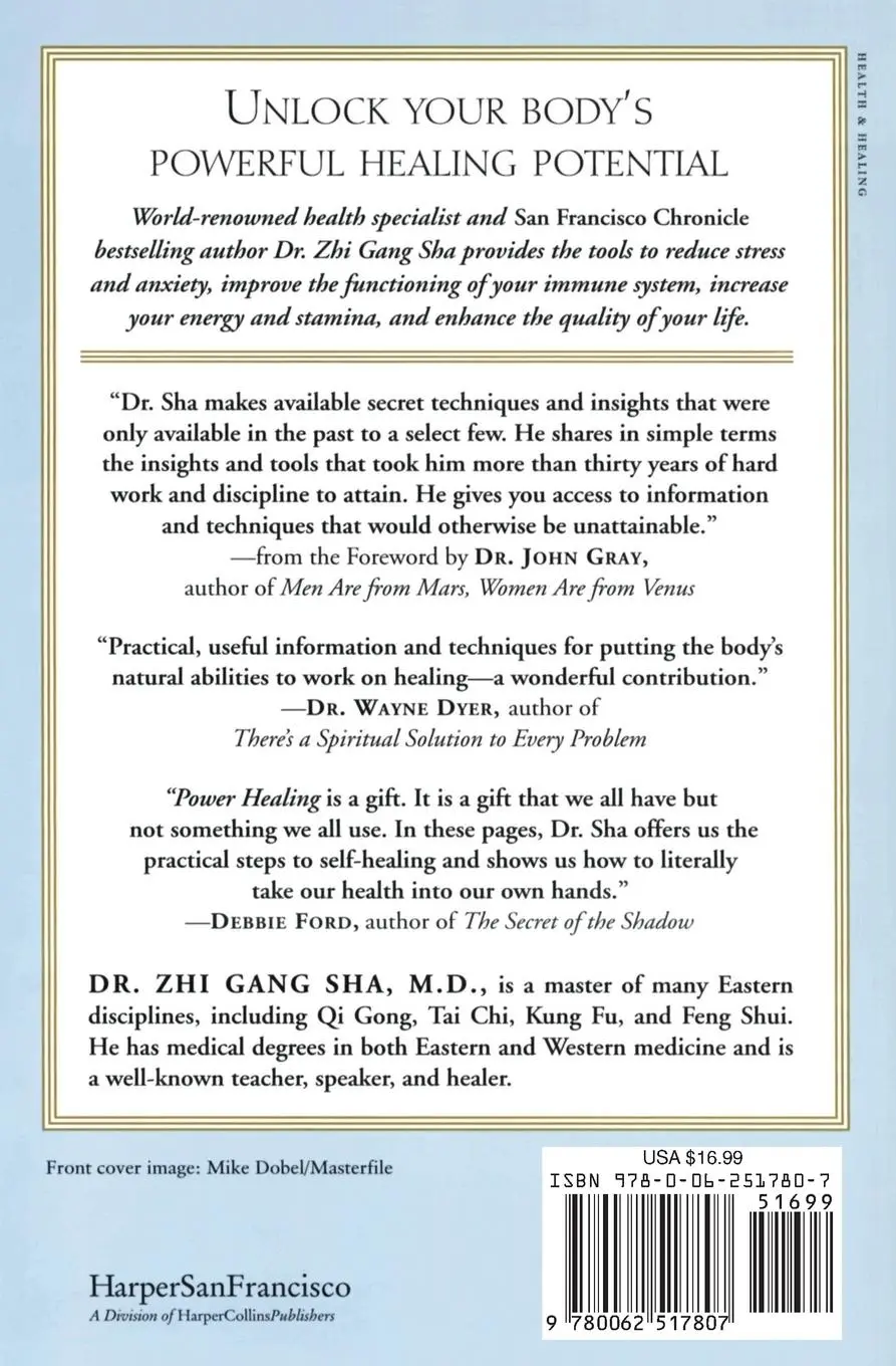 Rückseite: 9780062517807 | Power Healing | Zhi Gang Sha | Taschenbuch | Englisch | 2022