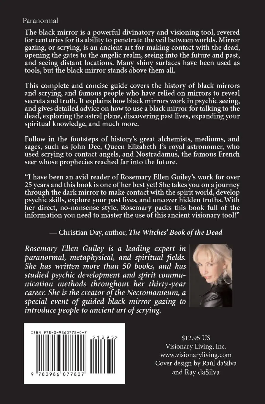 Rückseite: 9780986077807 | The Art of Black Mirror Scrying | Rosemary Ellen Guiley | Taschenbuch
