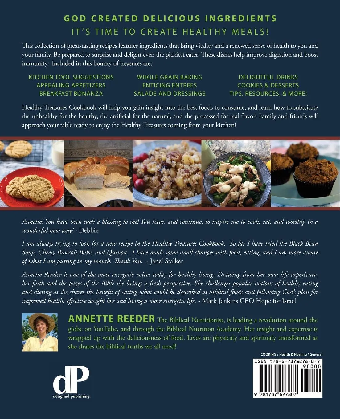 Rückseite: 9781737627807 | Healthy Treasures Cookbook Second Edition | Annette Reeder | Buch