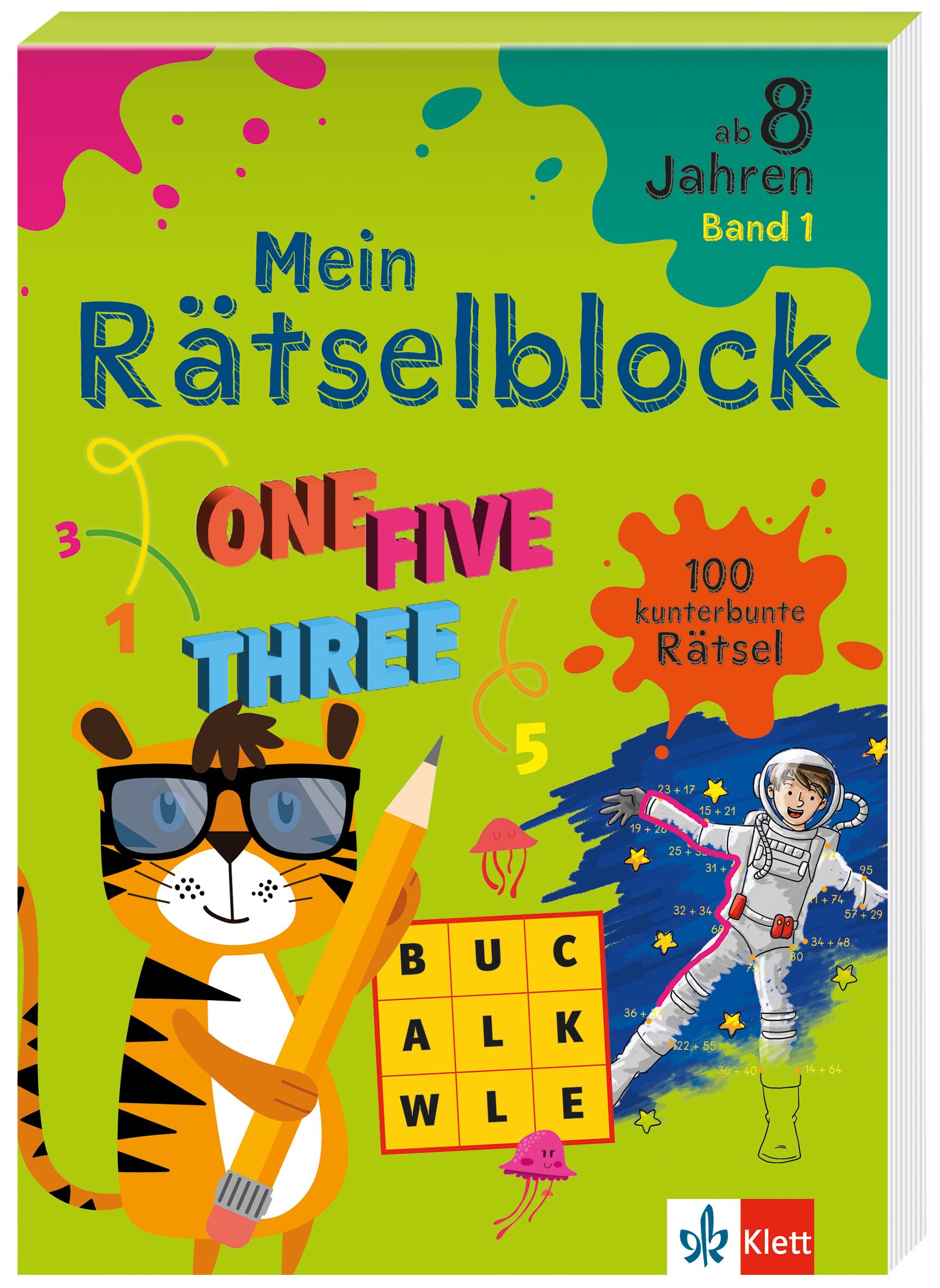 Cover: 9783129497807 | Klett mein Rätselblock ab 8 Jahren Band 1 | 100 kunterbunte Rätsel